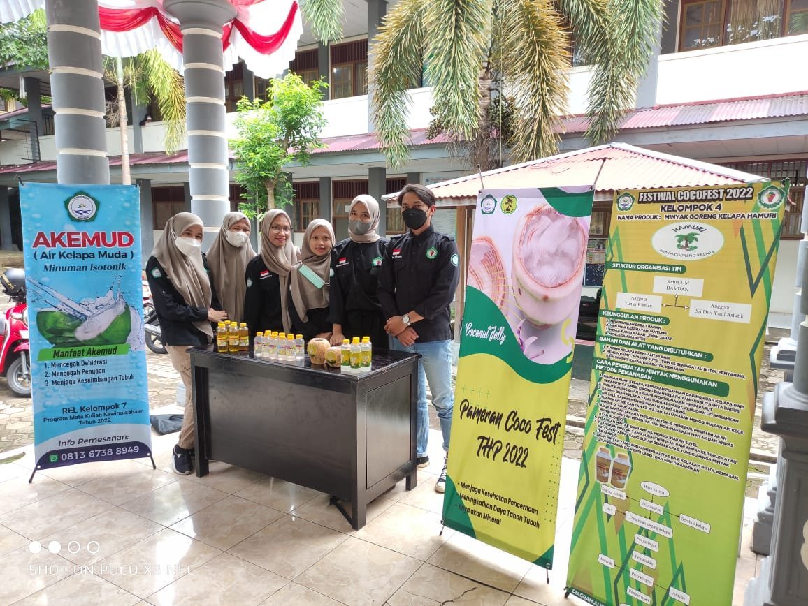 Mahasiswa THP Unkhair Gelar CocoFest 2022