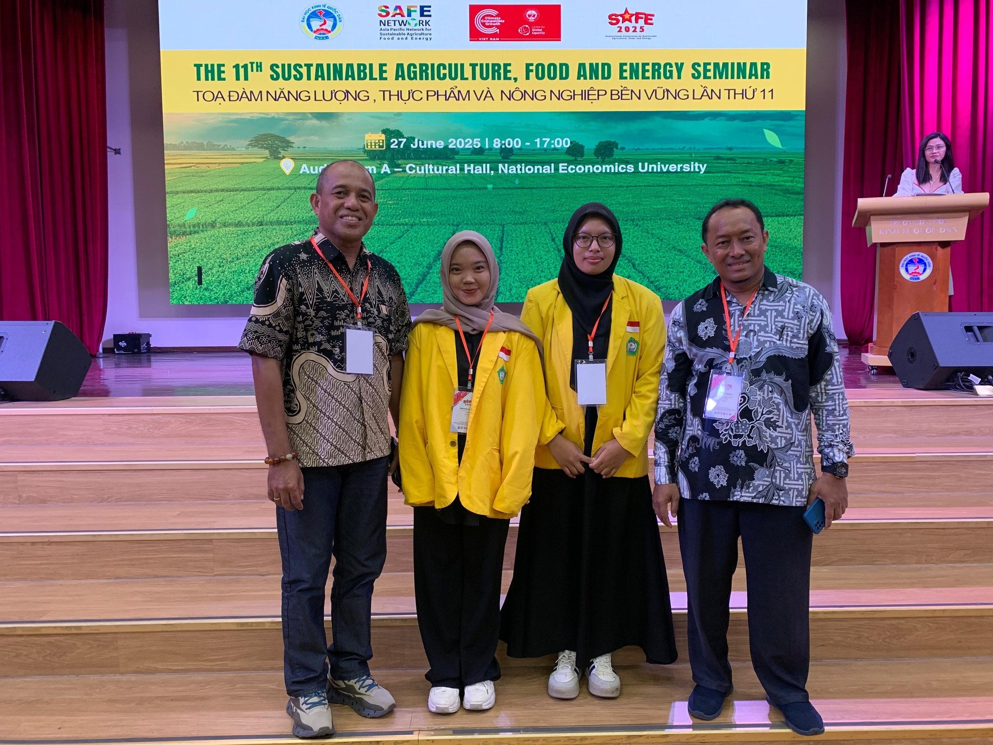 Mahasiswa Prodi THP Unkhair Tampil pada Kompetisi Inovasi Internasional SAFE 2025 di Vietnam